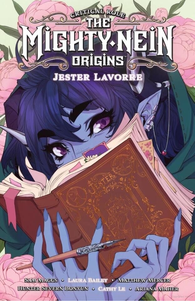 Critical Role Origins Jester Lavorre: Cover, Pencils, Character Design
