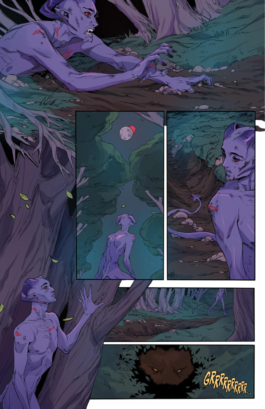 Lost in the woods, empty