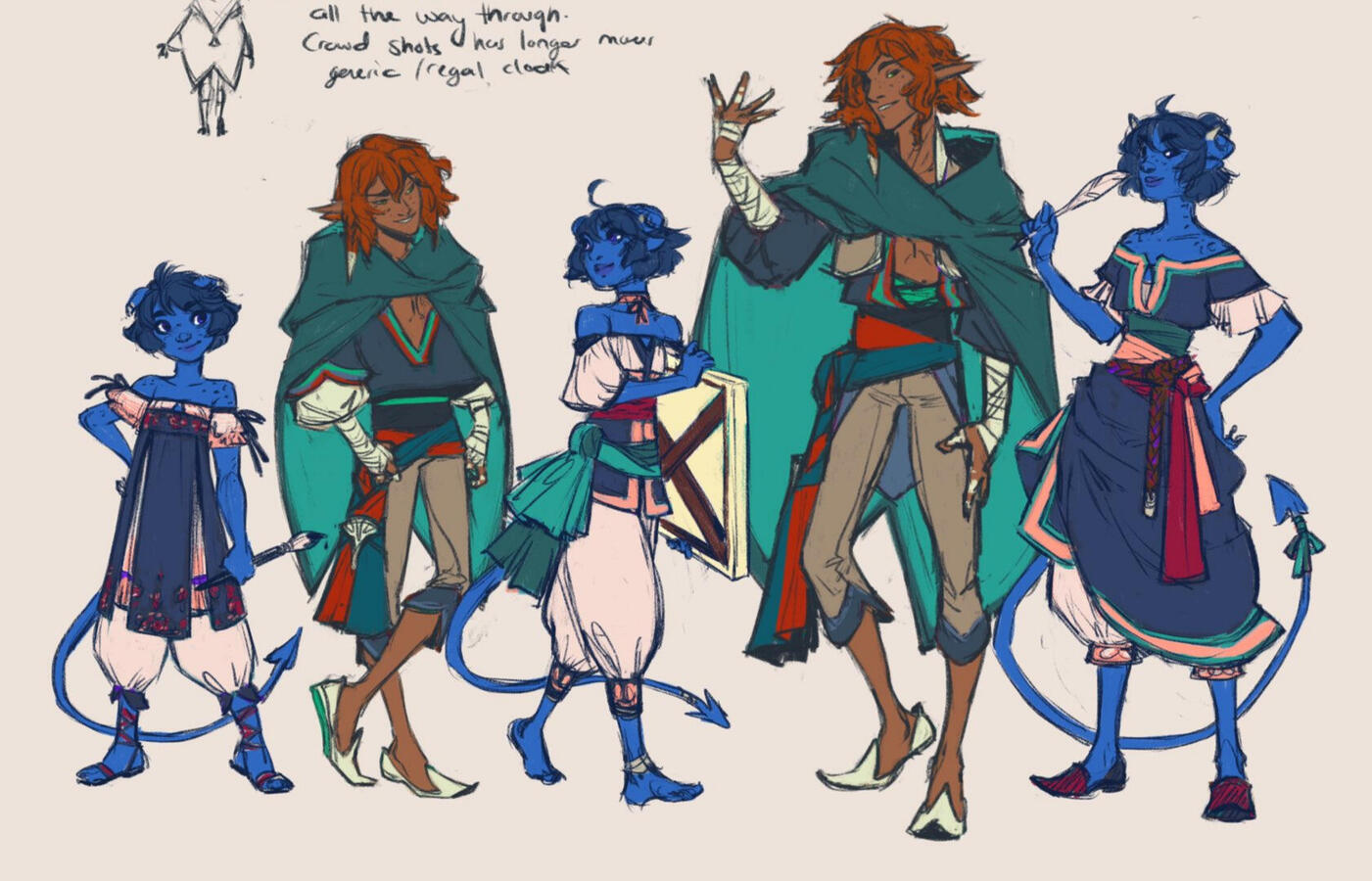 Critical Role Origins Jester Lavorre: Character Designs