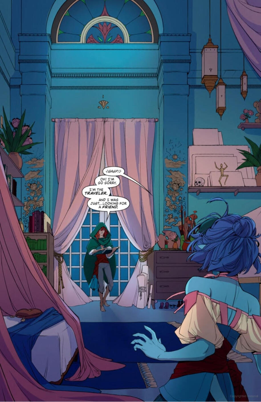 jester meets the traveler