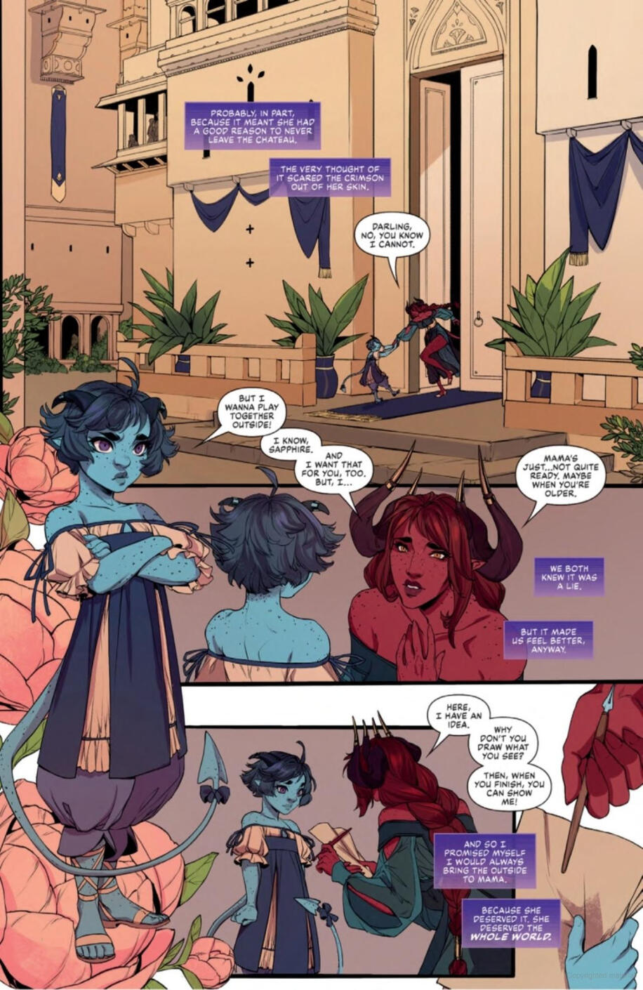 young jester and her mother